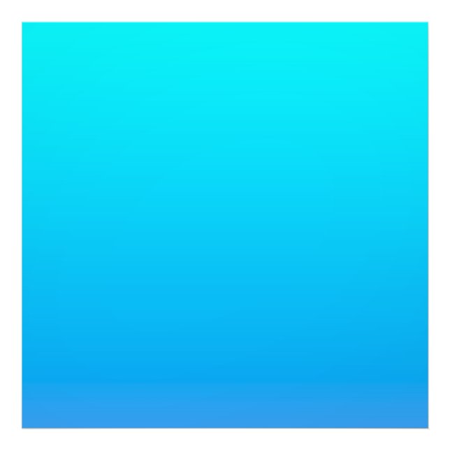 Blue Ombre Background Photo Print (Front)