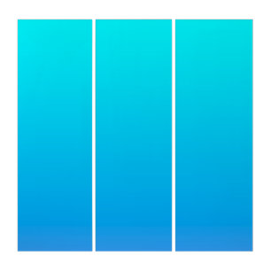 Blue Ombre Background Triptych