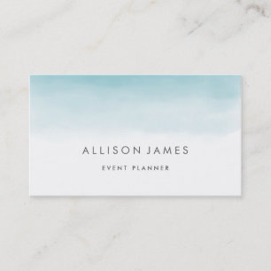 Blue Ombre Business Card