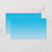 Blue Ombre Business Card (Front/Back)