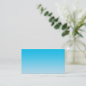 Blue Ombre Business Card (Standing Front)