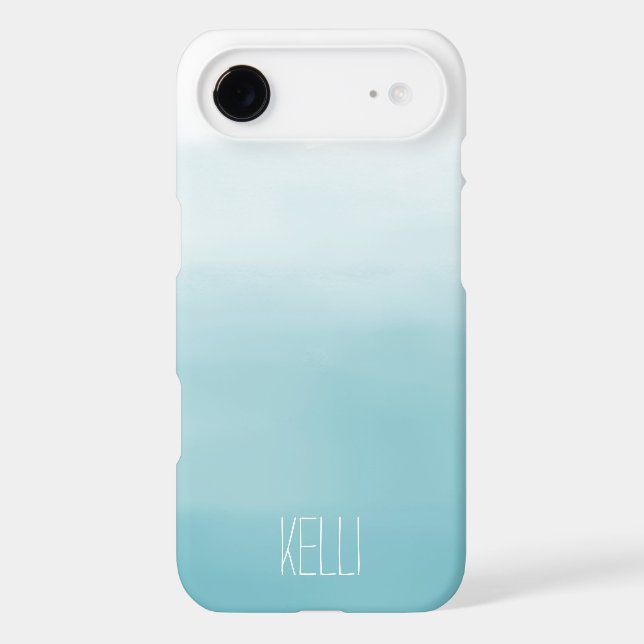 Blue Ombre Case-Mate iPhone Case (Back)