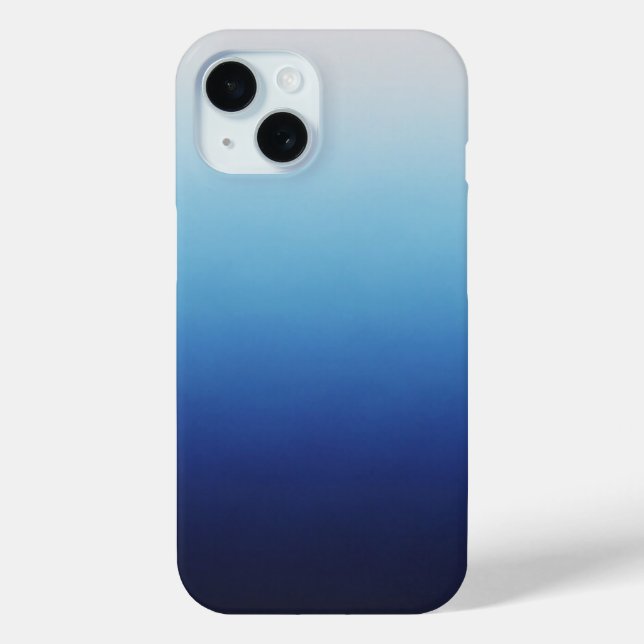 Blue Ombré Case-Mate iPhone Case (Back)