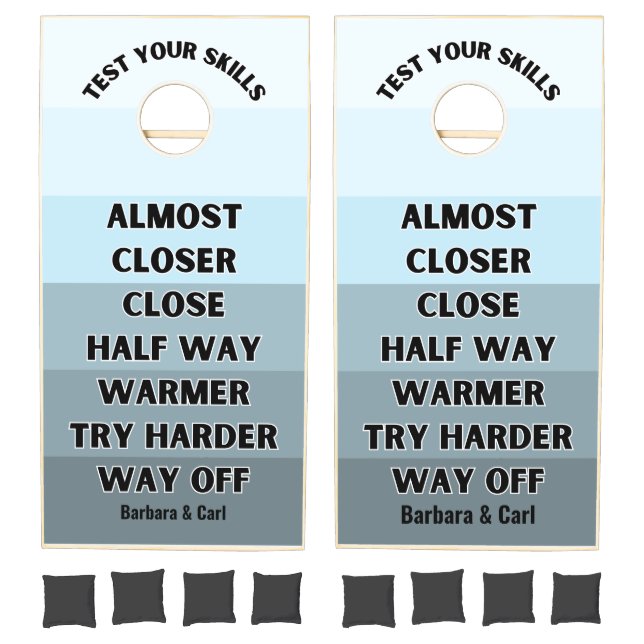 Blue Ombre Cornhole Set (Set)
