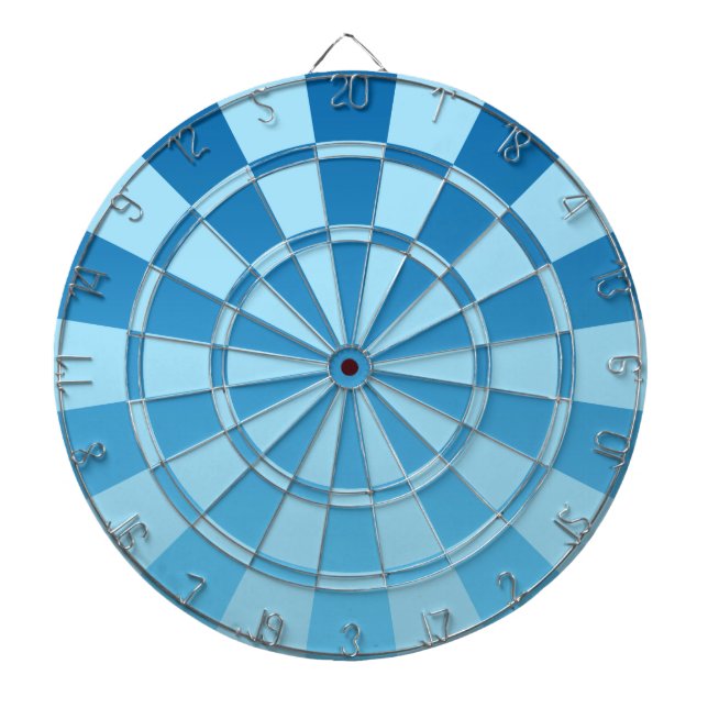 Blue Ombre Dart Board (Front)