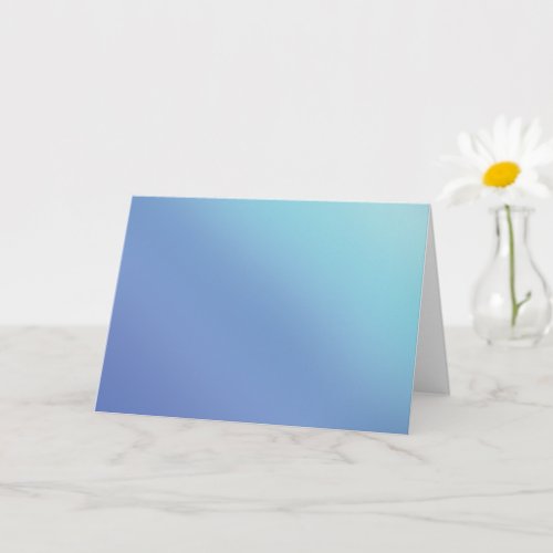 Blue Ombre Gradient Pastel Blur Abstract Design Card