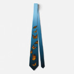 Blue Ombre Monarch Butterflies Neck Tie at Zazzle