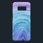Blue Ombre Pattern Agate II Watercolor Case-Mate Samsung Galaxy S8 Case<br><div class="desc">A cool and unique Samsung Galaxy S8 case with an ombre agate watercolor pattern in blue,  purple and aqua.</div>