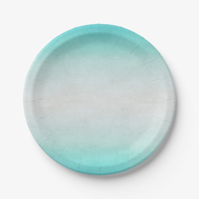 Blue Ombre Plates (Front)