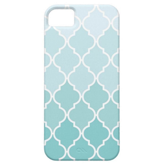 Blue Ombre Print Iphone 5 Case