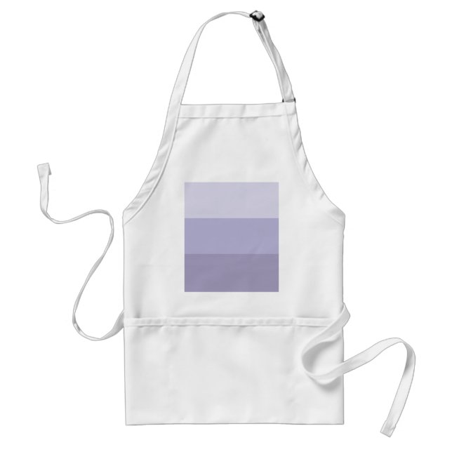 Blue Ombre Striped Adult Apron (Front)