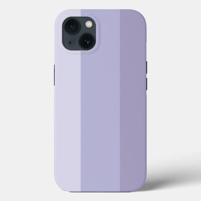 Blue Ombre Striped Case-Mate iPhone Case (Back)