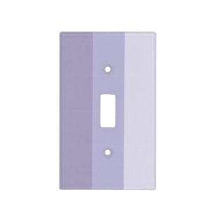 Blue Ombre Striped Light Switch Cover