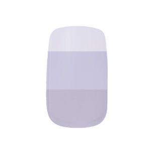 Blue Ombre Striped Minx Nail Art