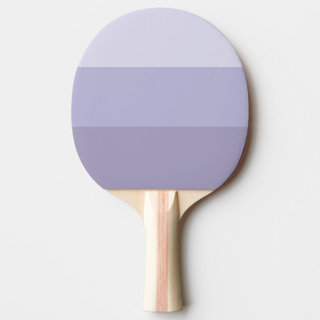 Blue Ombre Striped Ping Pong Paddle (Front)