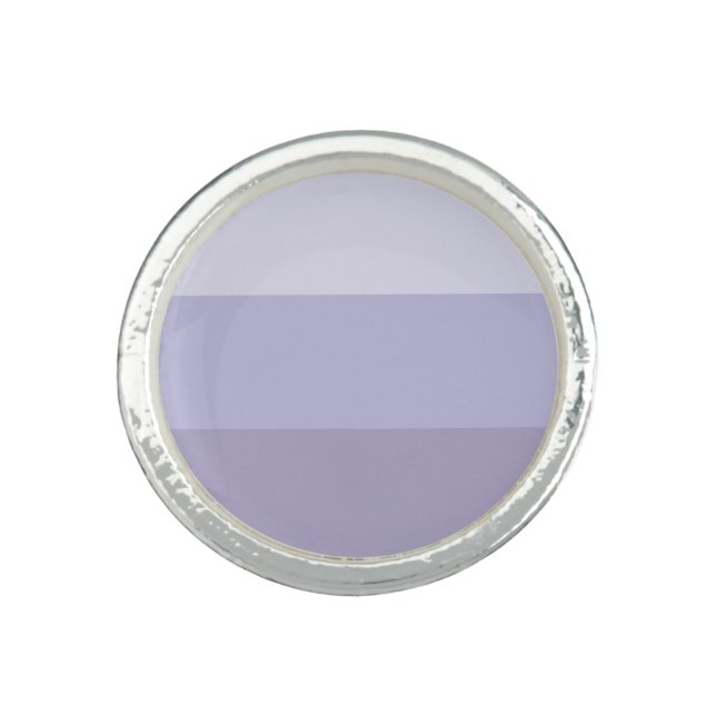 Blue Ombre Striped Ring (Front)