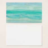 Blue Ombre Watercolor Wash Pattern (Front & Back)