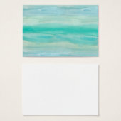 Blue Ombre Watercolor Wash Pattern (Front & Back)