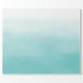 Blue Ombre Wrapping Paper (Flat)