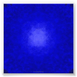 Blue on Blue Dots Photo Print