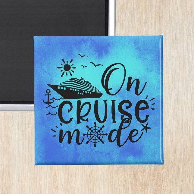 Blue On Cruise Mode Ship Door Marker Magnet (Creator Uploaded)