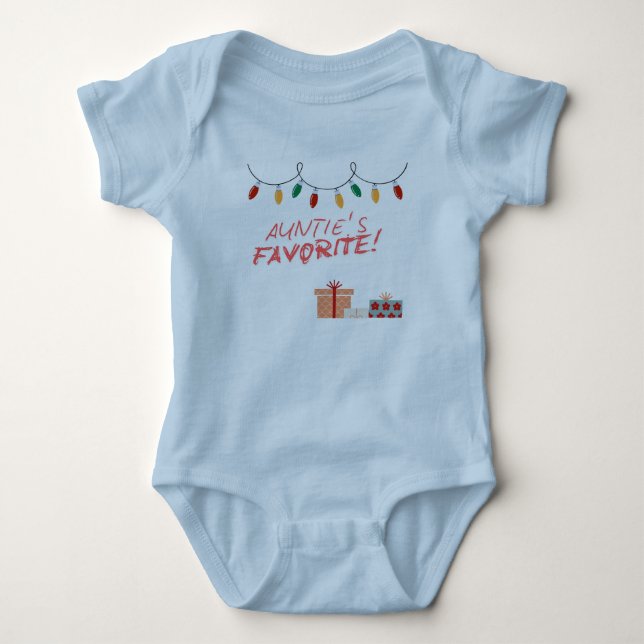 Blue one piece for baby boy bodysuit (Front)