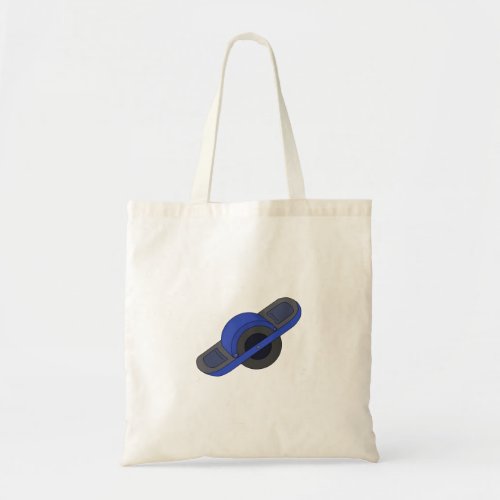 Blue One Wheel Tote Bag