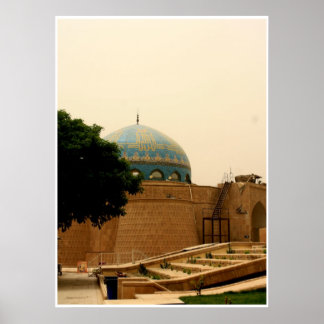 Blue Onion Dome, FOB Union III, Iraq Poster