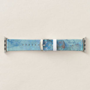 Blue Opal Abstract Apple Watch Band