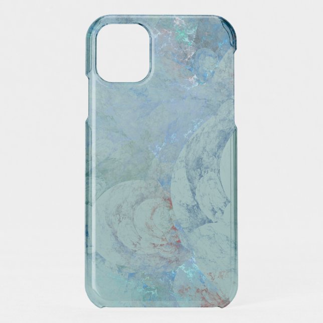 Blue Opal Abstract case for RAZR (Back)