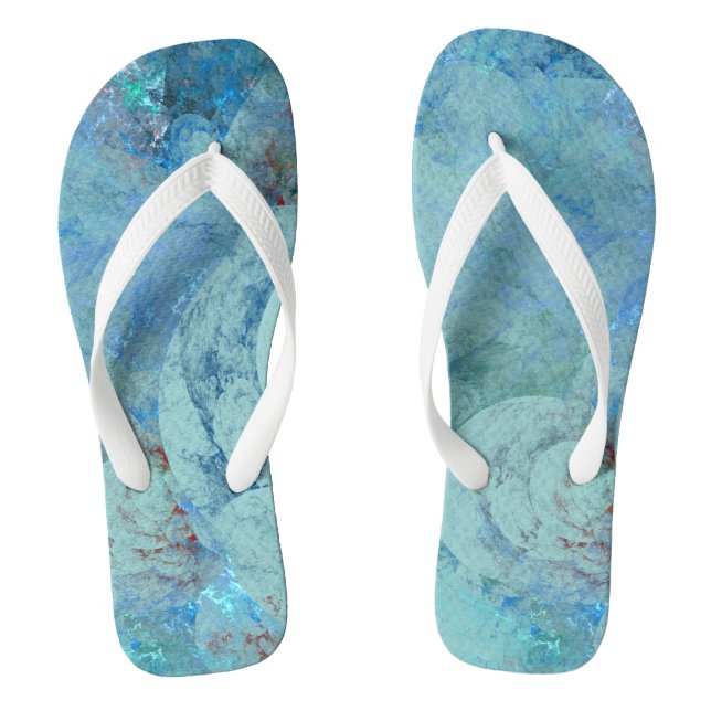 Blue Opal Abstract case for RAZR Flip Flops (Footbed)