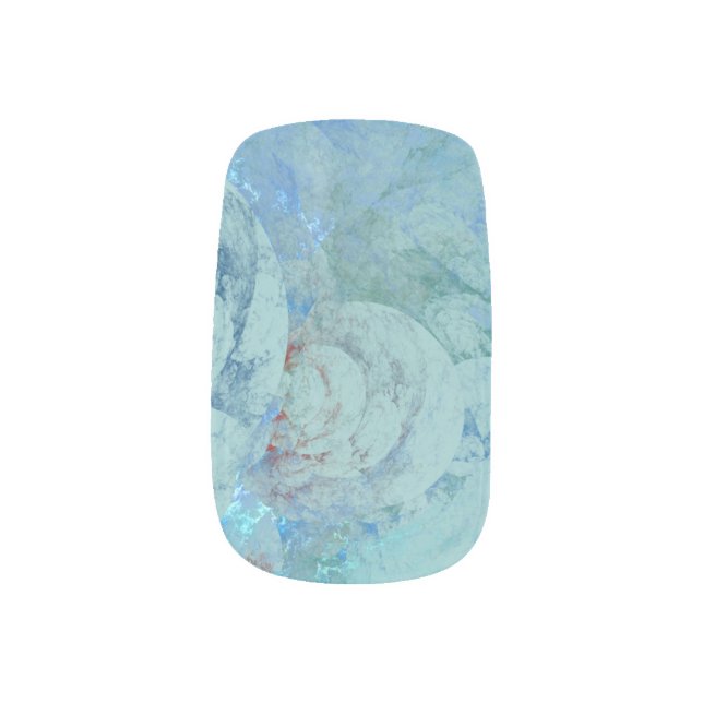 Blue Opal Abstract case for RAZR Minx Nail Art (Right Thumb)