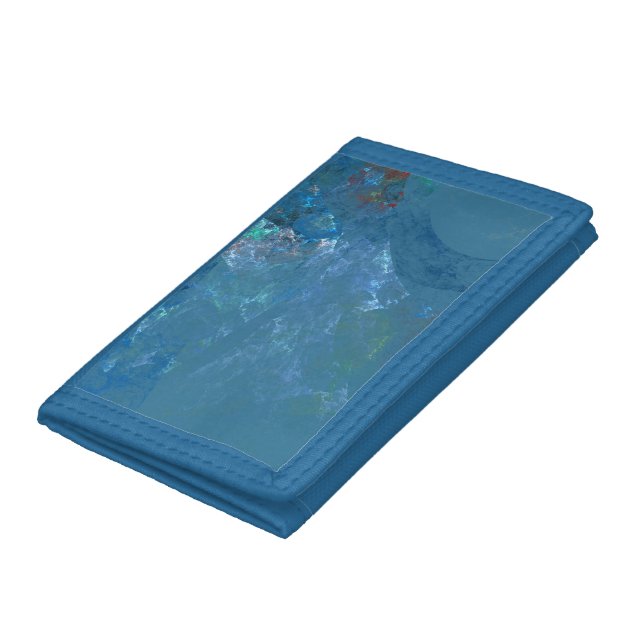 Blue Opal Abstract case for RAZR Tri-fold Wallet (Bottom)