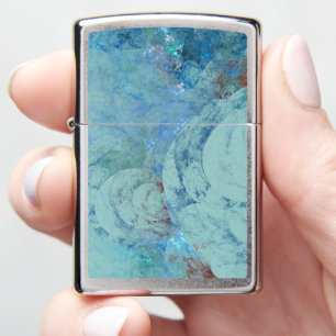 Blue Opal Abstract case for RAZR Zippo Lighter