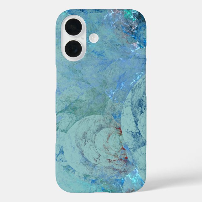 Blue Opal Abstract  Case-Mate iPhone Case (Back)
