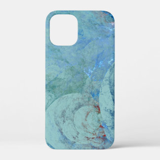 Blue Opal Abstract iPhone 12 Mini Case