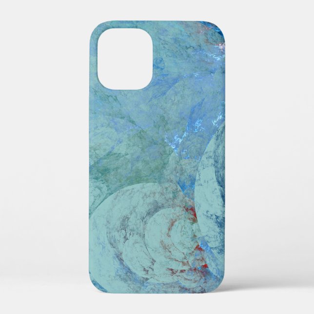 Blue Opal Abstract Case-Mate iPhone Case (Back)