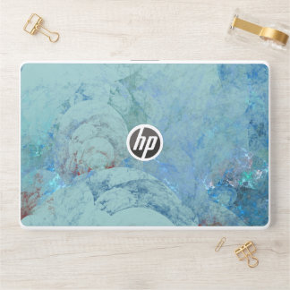 Blue Opal Abstract HP Laptop Skin