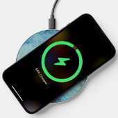 Blue Opal Abstract Wireless Charger (Phone)