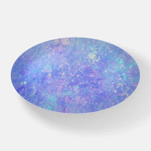 blue opal gemstone texture paperweight