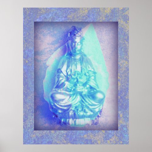 Blue Opal Kwan Yin poster