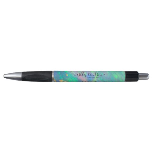 Blue Opal  Modern Glam Promotional Pen