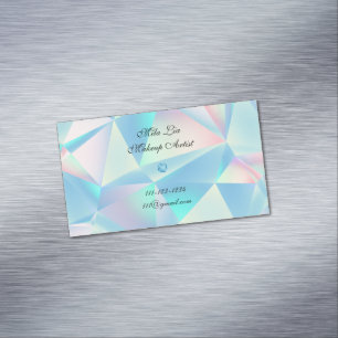 blue opal stone design business card