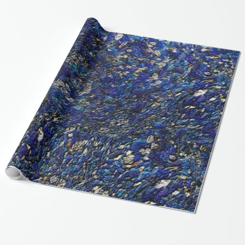 Blue Opal Wrapping Paper