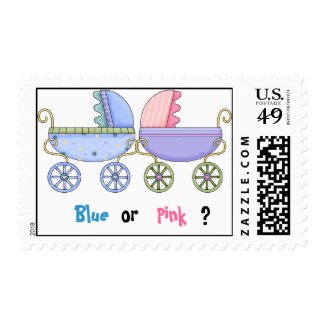 Blue or Pink Gender Reveal Stamp