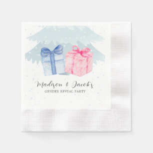 Blue or Pink Gifts Gender Reveal Napkins