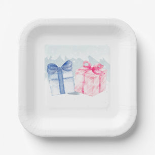 Blue or Pink What do you think Paper Plates
