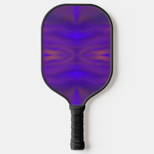 Blue Orange And Purple Abstract Design Pattern Pickleball Paddle