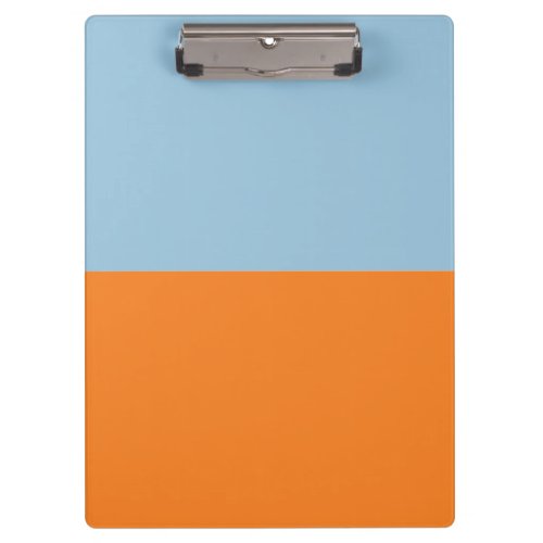 Blue Orange Colorblock Clipboard