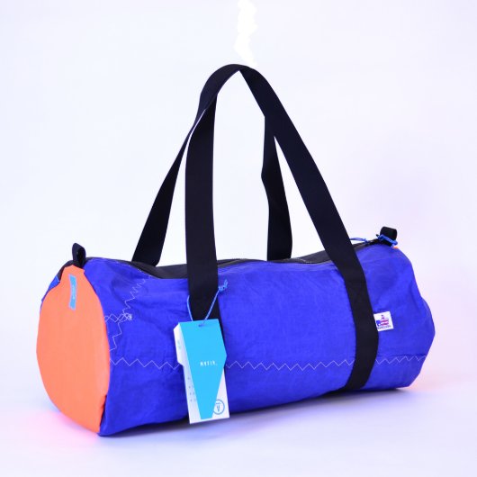Blue & Orange Day Off Duffel Bag (Front Left)